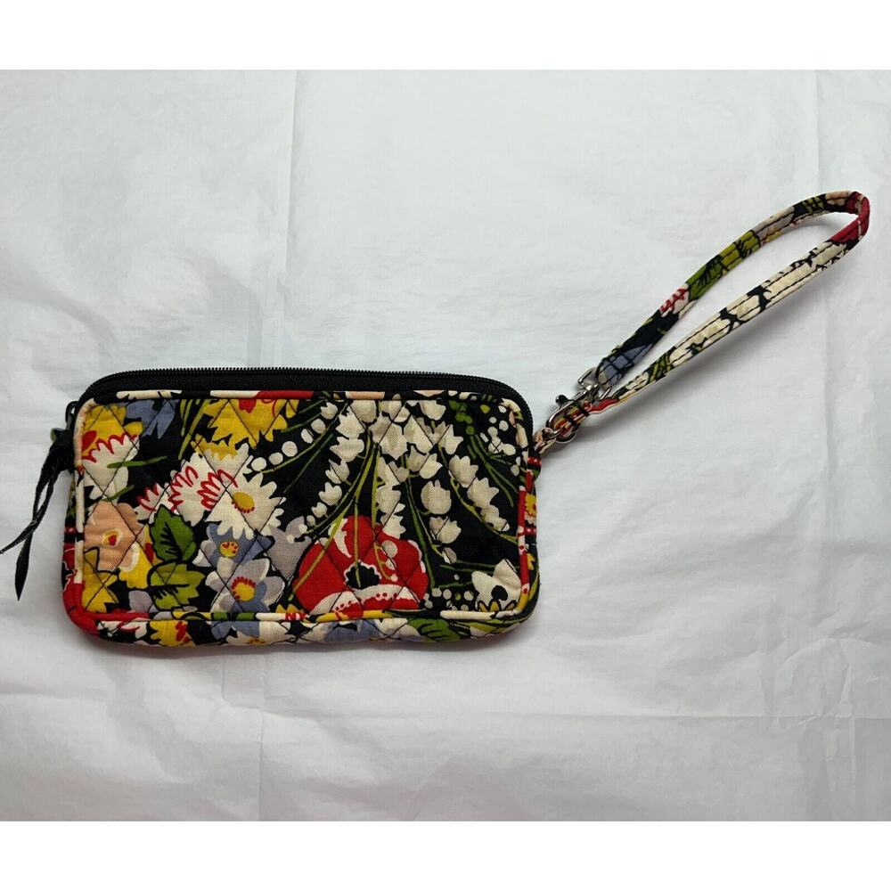 Vera Bradley Poppy Fields Pattern Wristlet - Picture 4 of 4